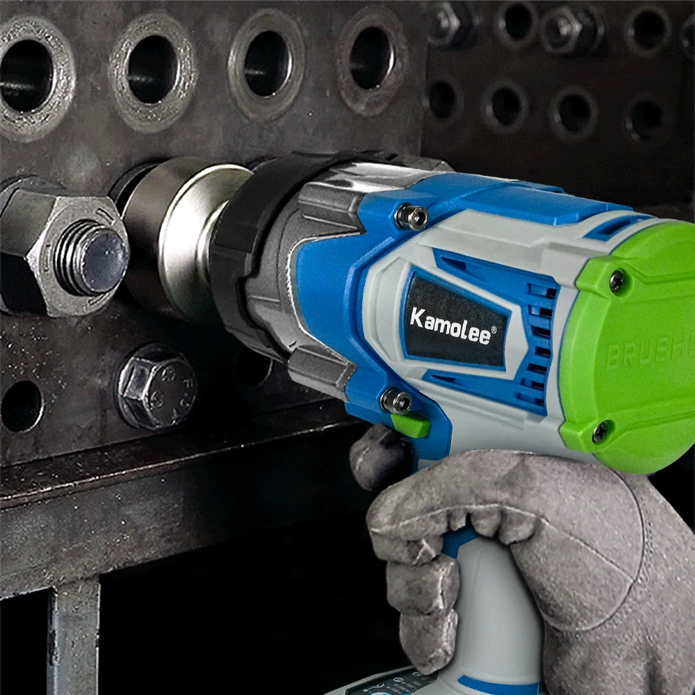 Kamolee-llave de impacto eléctrica sin escobillas, herramienta para batería Makita de 18v, 3/4 pulgadas, 4100NM
